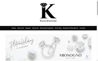 Kluh Jewelers of Lacey website