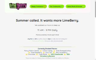 LimeBerry Frozen Desserts
