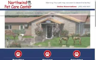 Northwind Pet Care Center of Lacey website