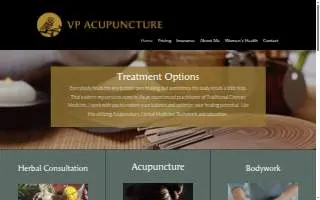 VP Acupuncture of Lacey website
