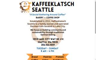 Kaffeeklatsch Seattle