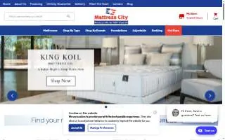 Mattress City of Lake Forest Park website