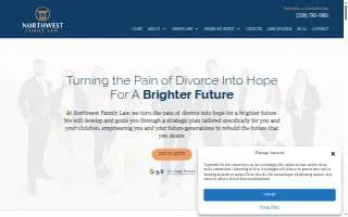 Northwest Family Law, P.S. of Lake Forest Park website