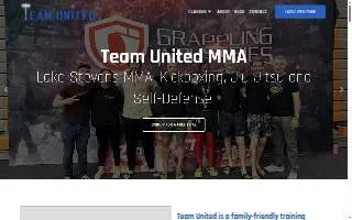 Team United MMA website