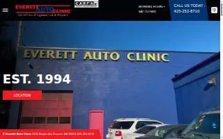Everett Auto Clinic website