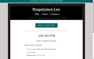 Haapalainen Law, PLLC of Lake Stickney