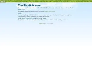 Picnik Food Truck of Lake Stickney website
