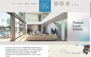 Prestige Escrow website