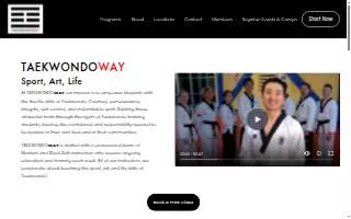 Taekwondo Way of Lake Stickney website