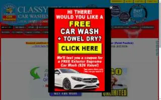 Classy Chassis Car Wash of Lakewood website