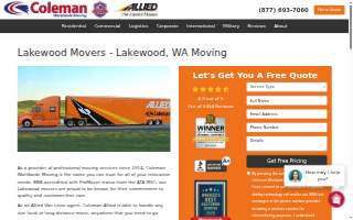 Coleman Worldwide Moving of Lakewood