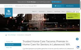 Comfort Keepers Home Care of Lakewood website