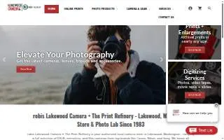 robis Lakewood Camera + The Print Refinery website