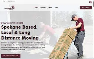 Away We Go Moving website