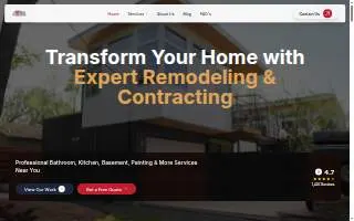 Black Stag Contracting and Remodeling website