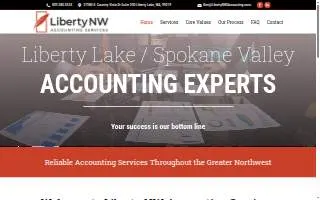 Liberty NW Accounting Services website