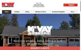 McVay Brothers Siding & Windows website