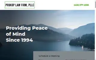 Prukop Law Firm, Harold K. Prukop, Jr., Attorney at Law website