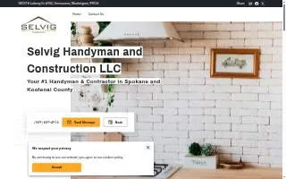 Selvig Handyman and Construction LLC website