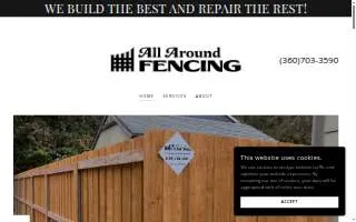 All Around Fencing LLC website