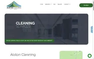 Alston Cleaning website