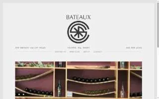 Bateaux Cellars website