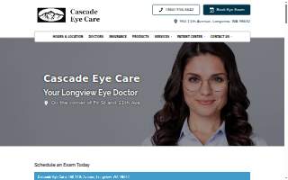 Cascade Eye Care website