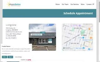 Clear Choice Dermatology - Longview website