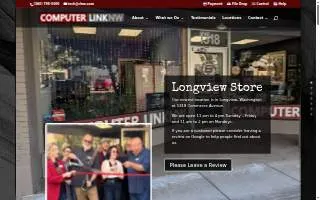 Computer Link Northwest, LLC of Longview website