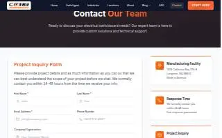 Corr Solutions electrical website
