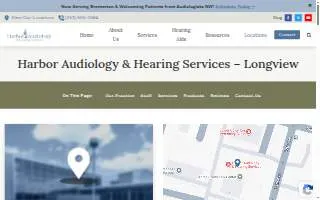 Harbor Audiology & Hearing Services of Longview website