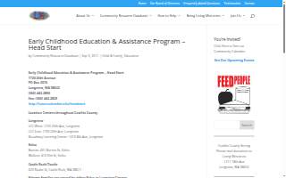 Head Start & Early Childhood Education and Assistance Program