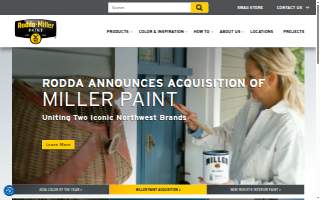 Rodda-Miller Paint - Longview website