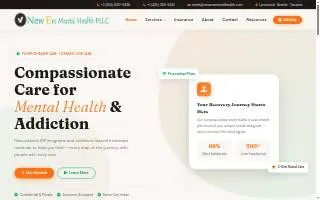 New Era Mental Health PLLC website