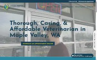 Animal Hospital of Maple Valley website