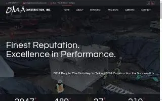 OMA Construction, Inc. website