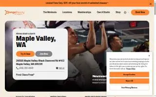 Orangetheory Fitness of Maple Valley website
