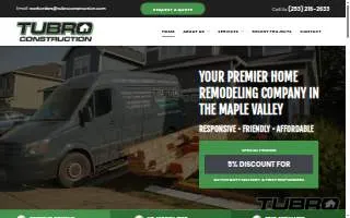 Tubro Construction website