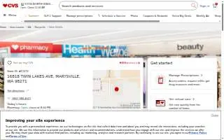 CVS Pharmacy of Marysville website