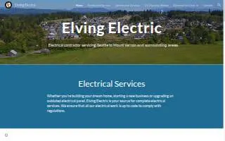 Elving Electric website