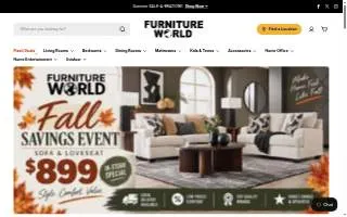 Furniture World NW of Marysville website