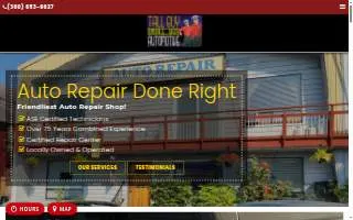 Tall Guy Small Guy Automotive website