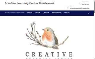 Creative Learning Center of Mercer Island website