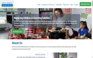 Early World Montessori website