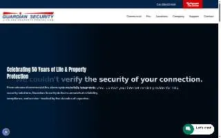 Guardian Security of Mercer Island website