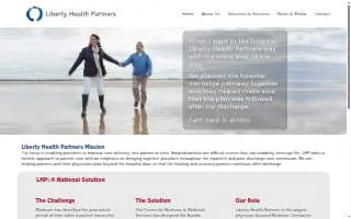 Liberty Health Partners website