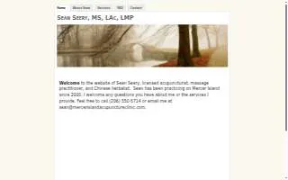 Mercer Island Acupuncture Clinic website