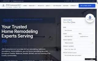 JVB Contractors LLC website