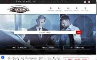 Millennium Motors of Monroe website
