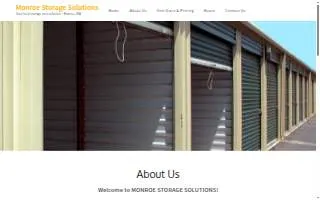 Monroe Storage Solutions website